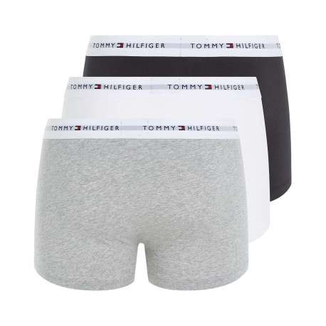 Lot de 3 Boxers trunks en coton biologique mélangé multicolores unis - Image 2