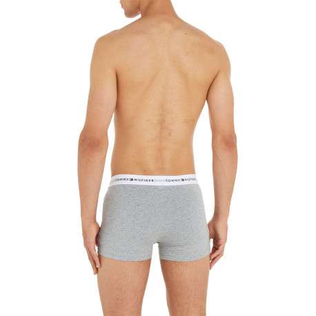 Lot de 3 Boxers trunks en coton biologique mélangé multicolores unis - Image 5