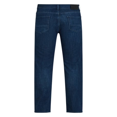 Jean nuit délavé avec une coupe slim à fermeture zippée boutonnée - Image 2