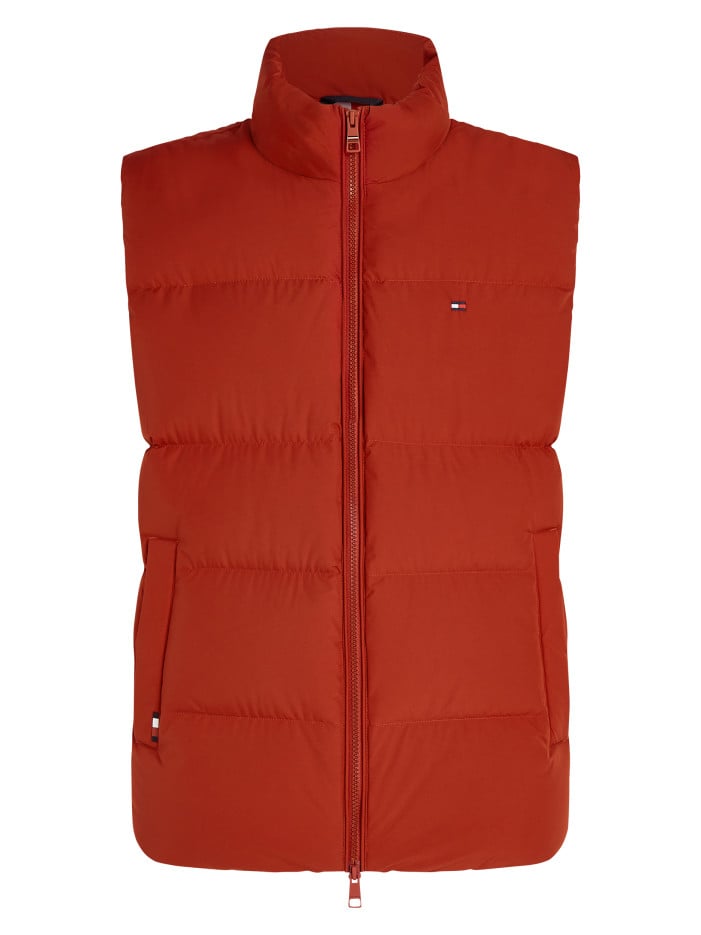 Doudoune rouge unie...