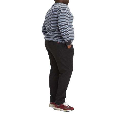 Pantalon Chino en coton noir uni avec une coupe droite et 4 poches - Image 3