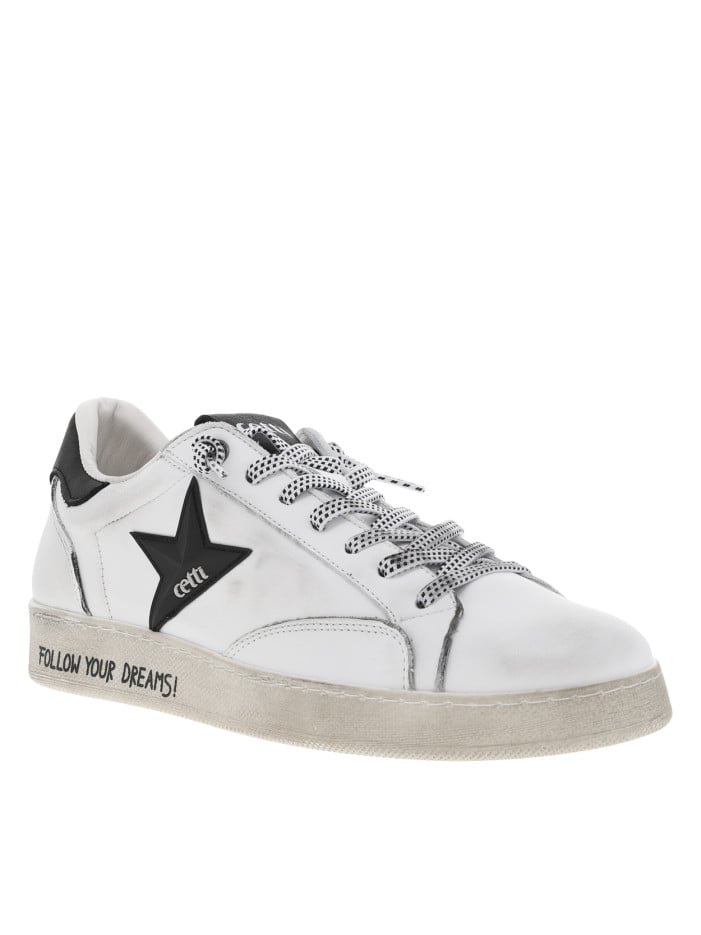 Baskets tennis en cuir...