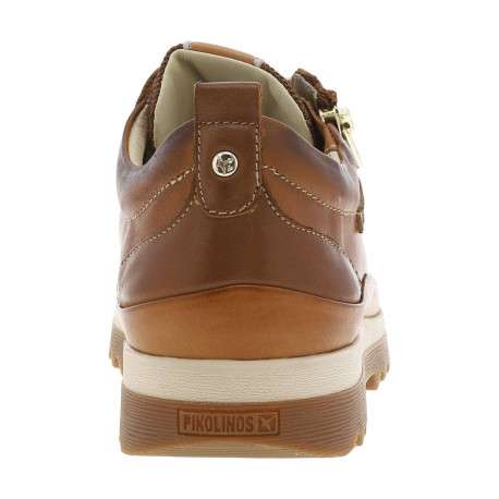Sneakers en cuir avec semelle à talon plat et cranté et lacets - Image 12
