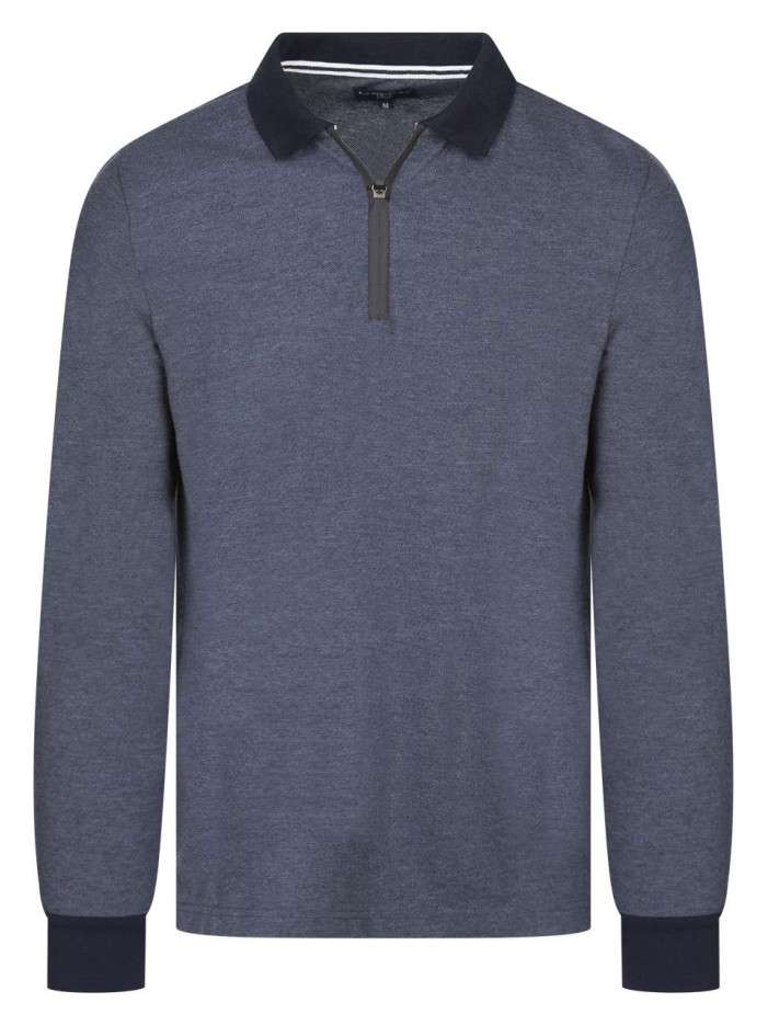 Polo indigo maille piquée...
