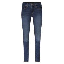 Jean 312™ Shaping Slim en coton mélangé indigo uni avec une coupe slim