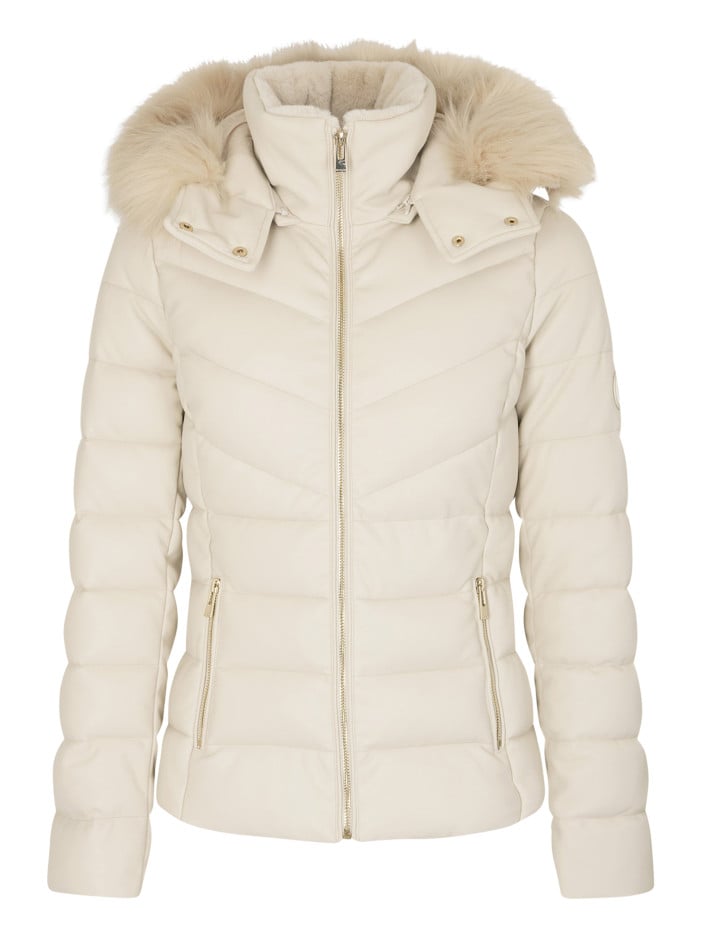 Doudoune écrue unie avec...