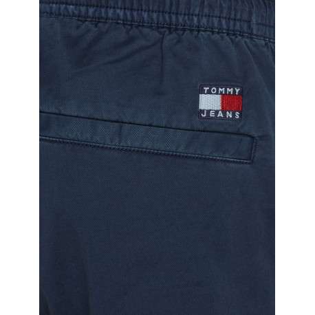 Pantalon de jogging en coton biologique bleu marine uni à coupe slim - Image 4