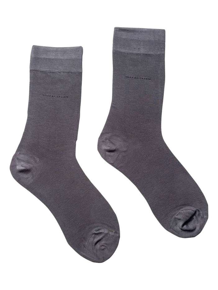 Chaussettes hautes grises...