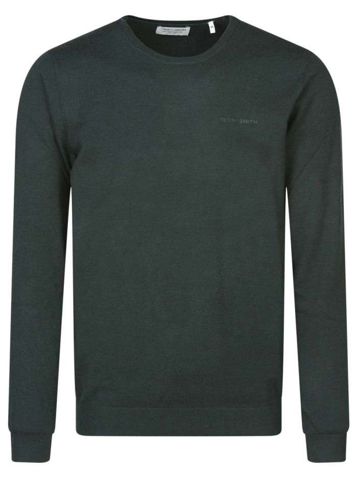Pull vert uni avec une...