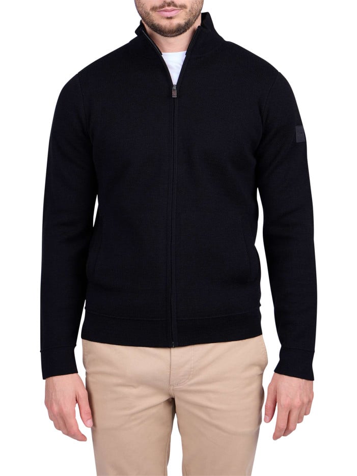 Gilet noir uni avec une...