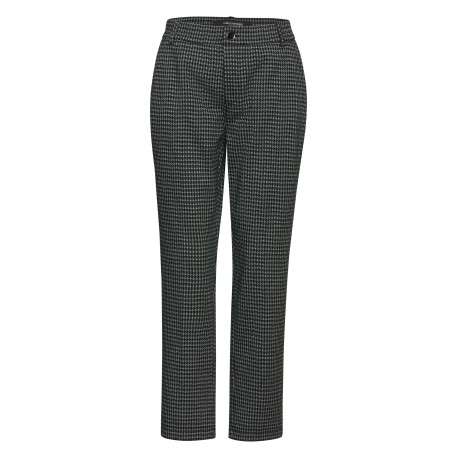 Chino vert à motif pied de poule avec une coupe slim et passants pour ceinture - Image 5