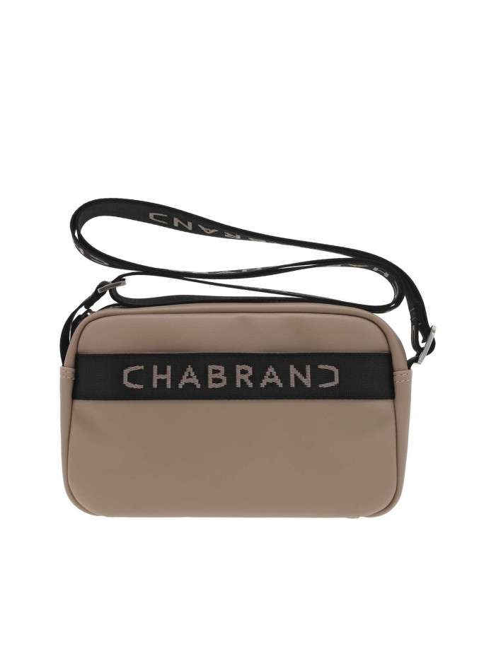 Sacoche beige unie avec une...