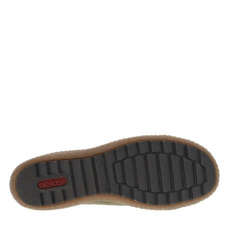 Sneakers kaki avec sous-oeillets bordeaux à talon plat et à lacets élastiqués - Image 5