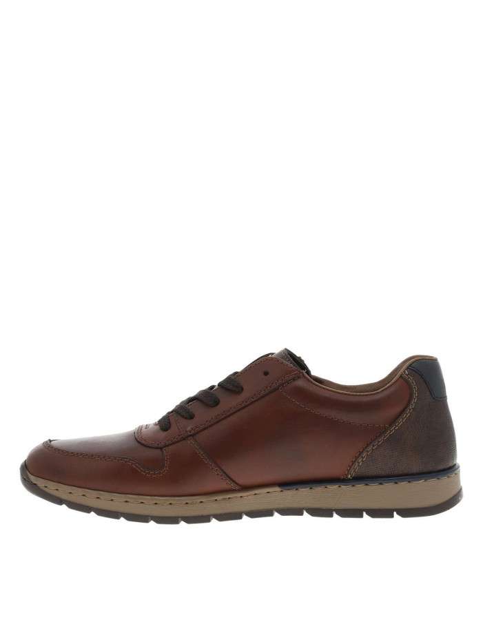 Sneakers marron à talon...