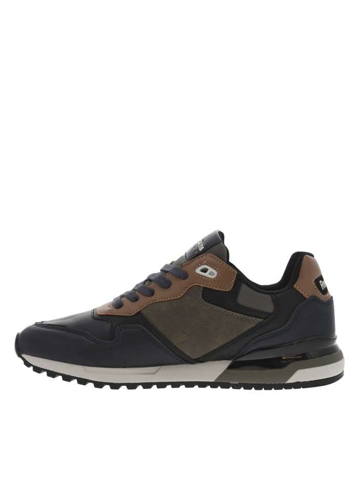 Sneakers bleu marine, kaki...