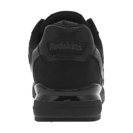 Sneakers noires à talon plat et à lacets plats noirs avec patch - Image 6
