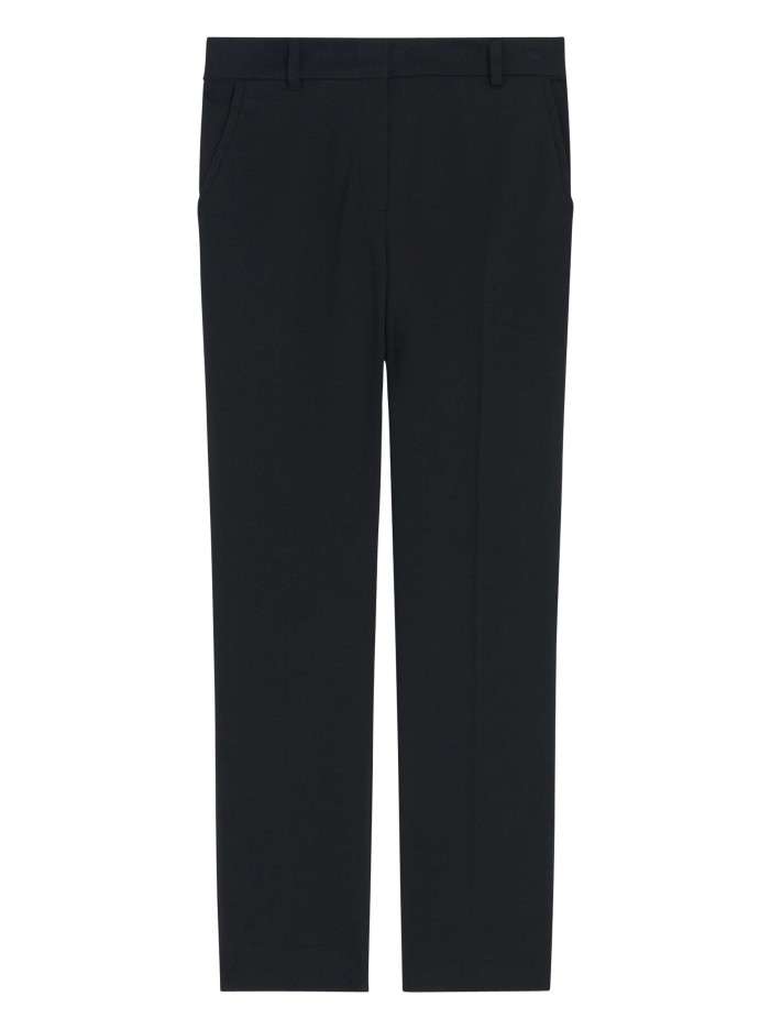 Chino noir uni à coupe...