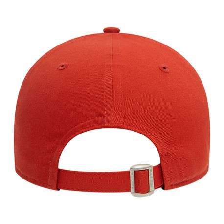 Casquette strapback réglable en coton rouille unie avec de la broderie - Image 10