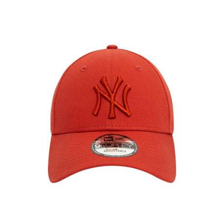 Casquette strapback réglable en coton rouille unie avec de la broderie - Image 13