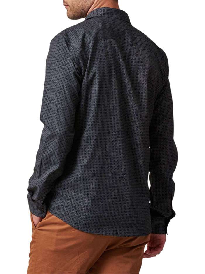 Chemisette Homme DEELUXE Noire Taille M - Coton, Manches Courtes, Occasion Très Bon État