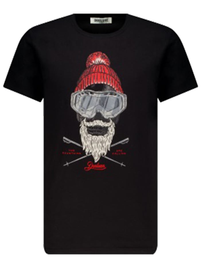 T-shirt en coton noir...