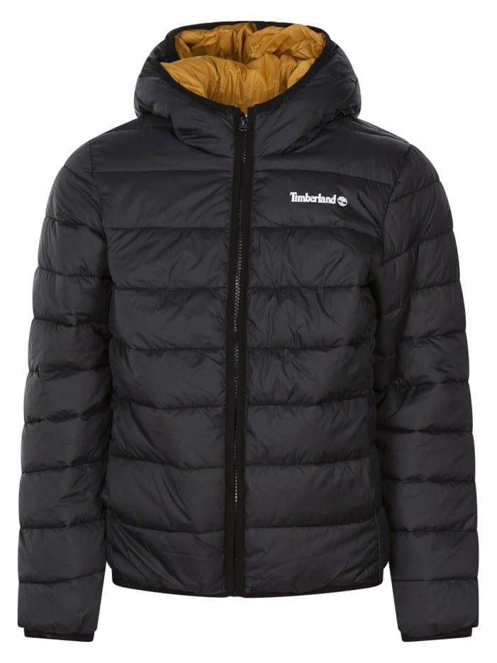 Doudoune à capuche noire...