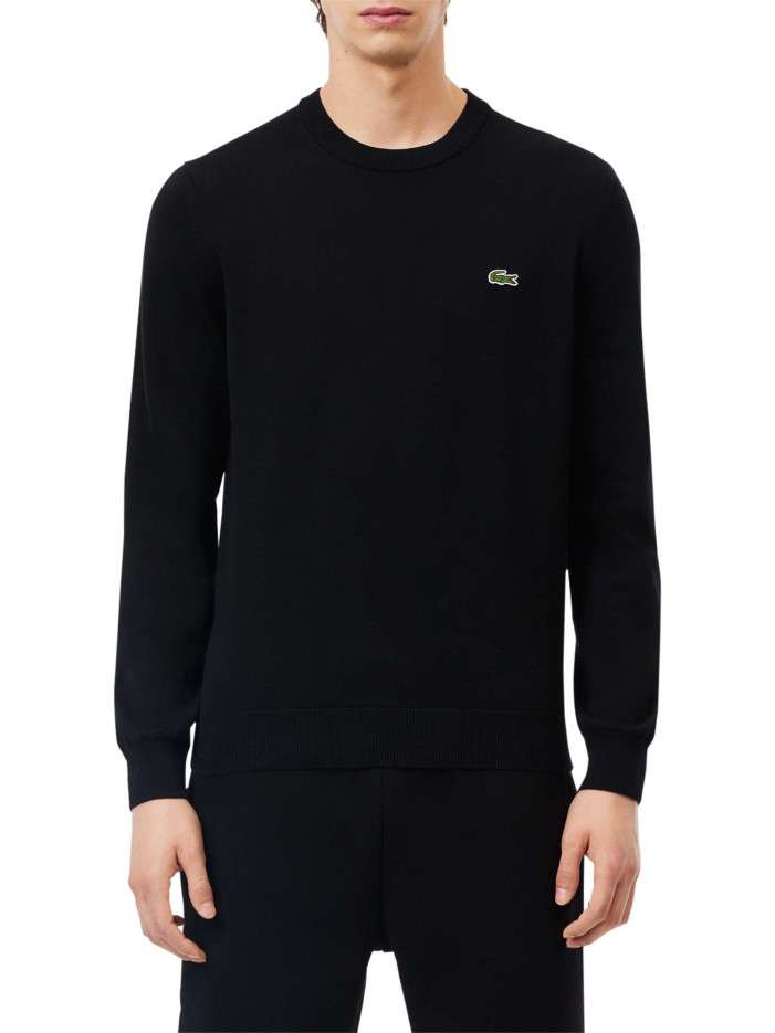 Pull en coton noir en...