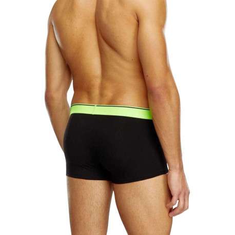 Lot de 3 boxers classiques en coton noirs unis à ceinture différentes - Image 2