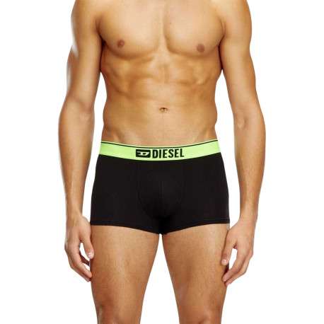 Lot de 3 boxers classiques en coton noirs unis à ceinture différentes - Image 3