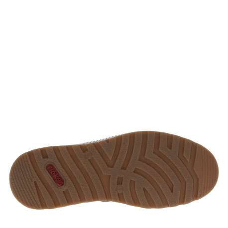 Sneakers marine à talon plat et à lacets plats marine et zip latéral - Image 5