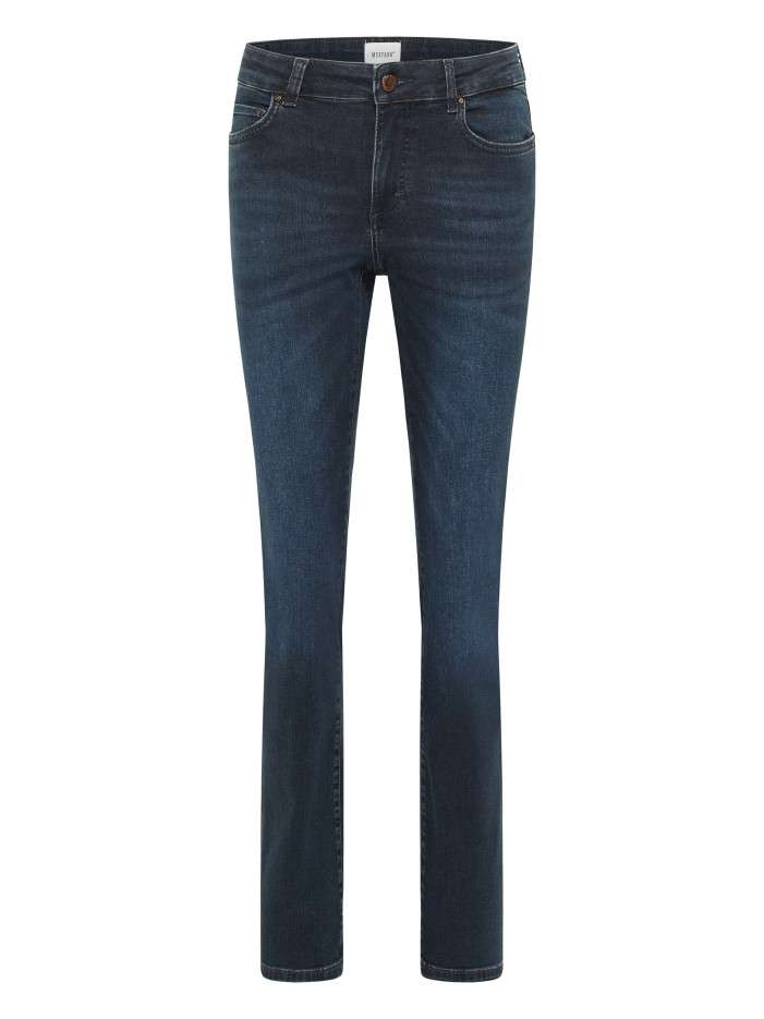 Jean bleu indigo délavé...
