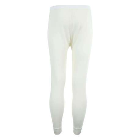 Pantalon de pyjama blanc uni à coupe slim et ourlets élastiqués - Image 2