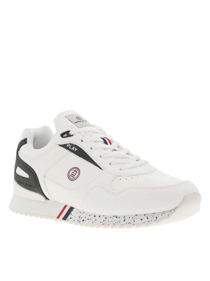 Baskets running blanc cassé...