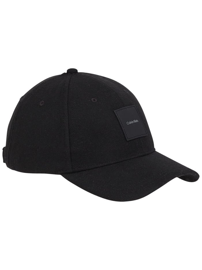 Casquette noire unie avec...