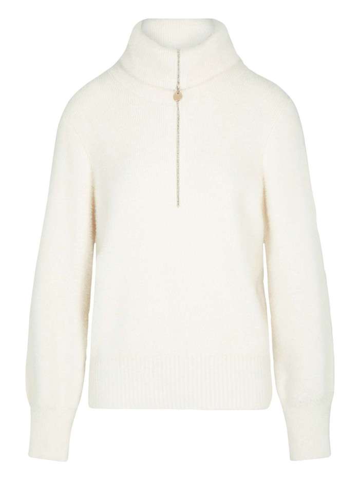 Pull écru uni avec une...