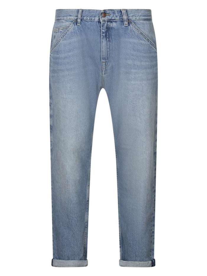 Jean en coton bleu avec une...