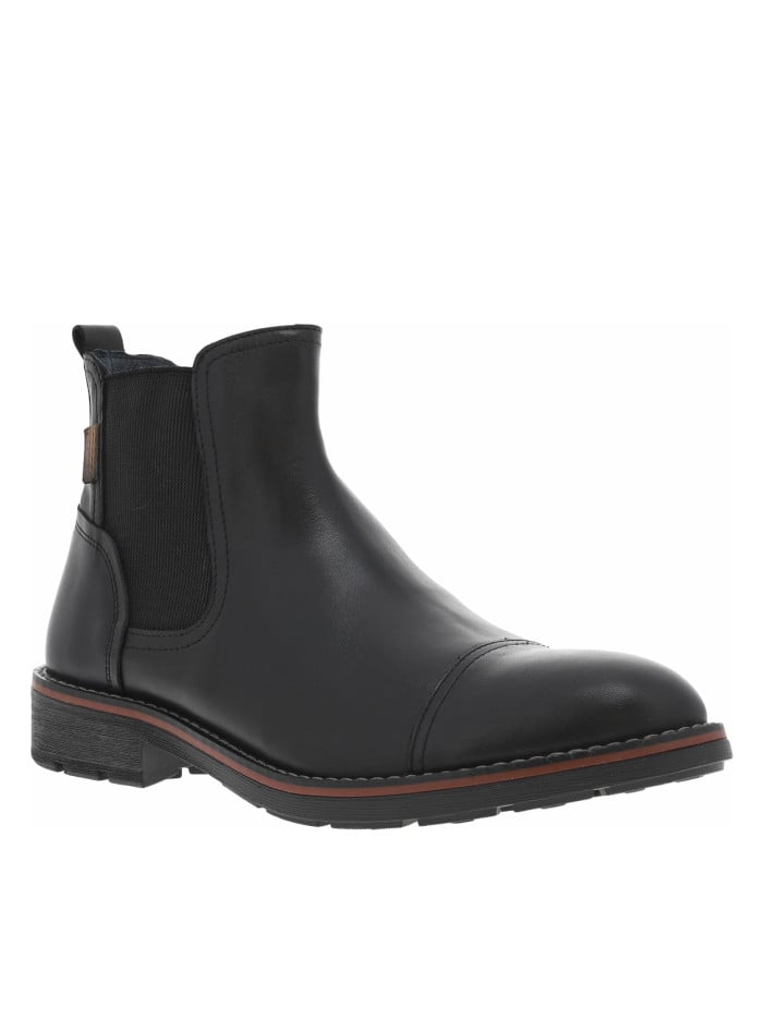 Boots noires à talon plat...