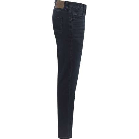 Jean Oregon en coton mélangé indigo avec une coupe slim et patch - Image 3