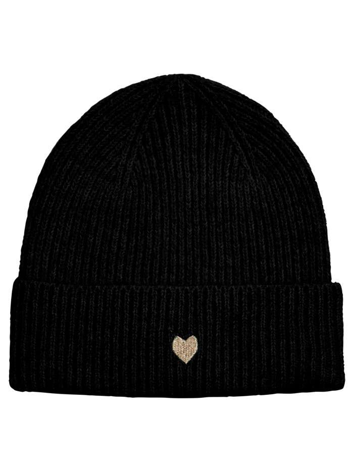 Bonnet noir uni pourvu d'un...