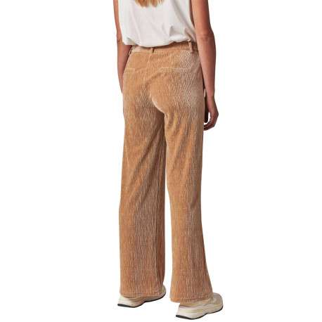 Chino beige en velours côtelé avec une coupe bootcut et 4 poches - Image 4