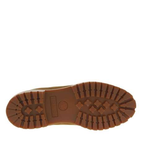 Bottines marron à talon plat et à lacets ronds bicolores avec col marine - Image 5