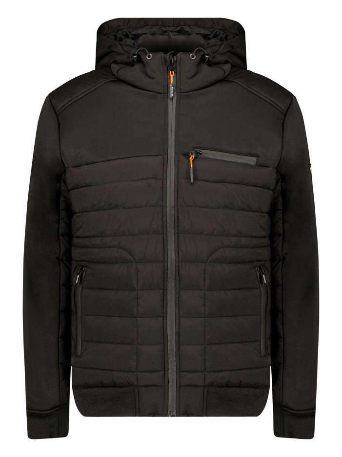 Blouson à capuche noir...