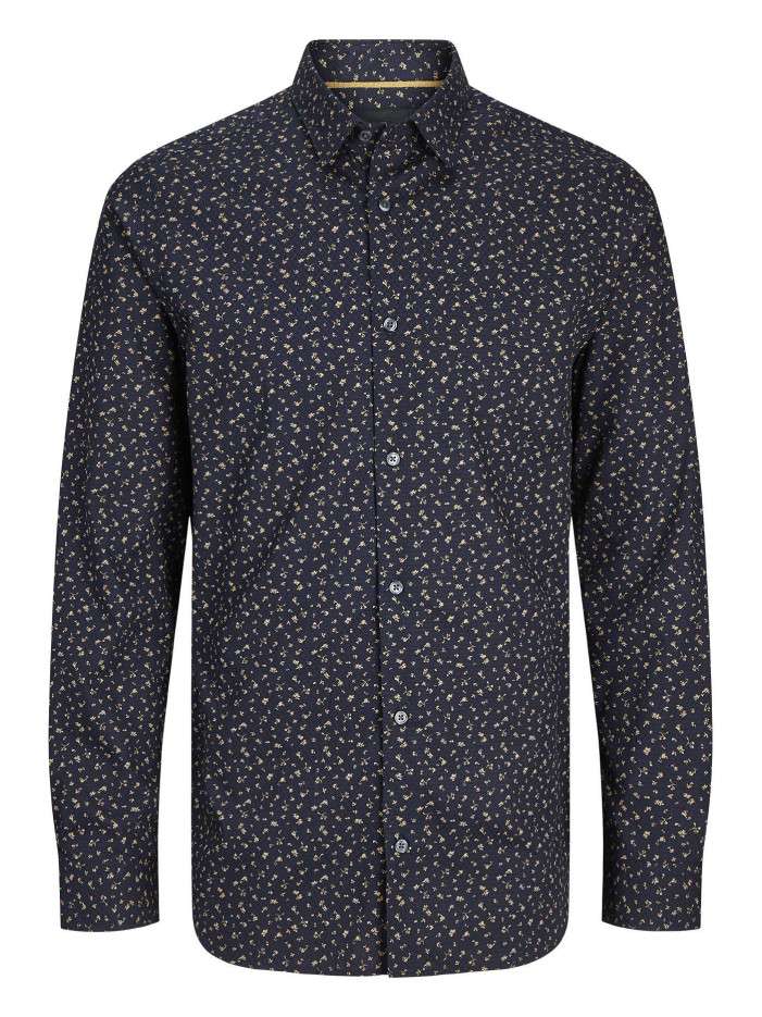 Chemise en coton marine...