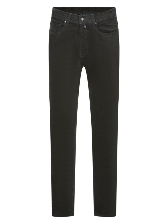 Pantalon en coton vert en...