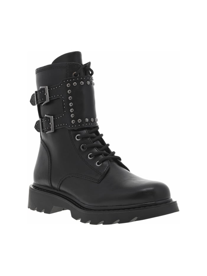 Bottines noires à talon...