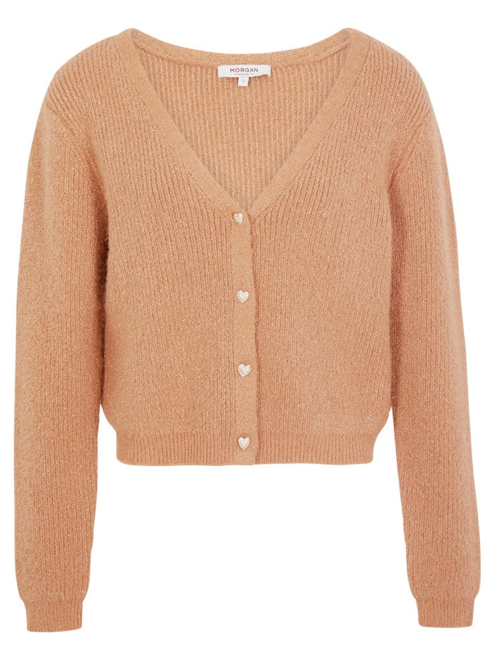 Gilet camel uni avec une...