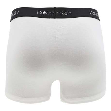 Lot de 3 boxers en coton blancs, gris et noirs avec logo blanc et coupe ajustée - Image 5
