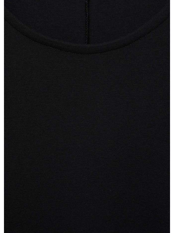 Robe Noire Dos Nu Mango - Taille 36 - Coton été - Très Bon état Avec Ourlet Refait