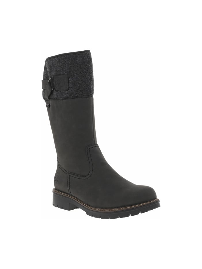 Bottes anthracite à talon...