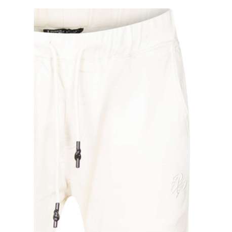 Pantalon Cargo écru uni à coupe slim avec 4 poches à rabat et logo brodé - Image 6